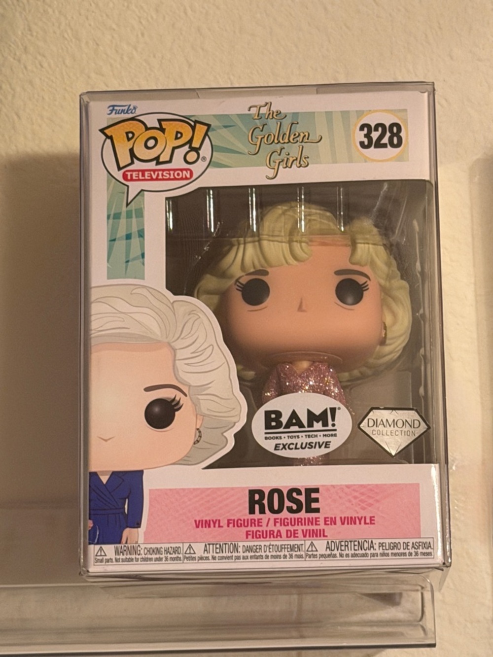 Funko Pop! The Golden Girls Rose #328 Diamond Collection
